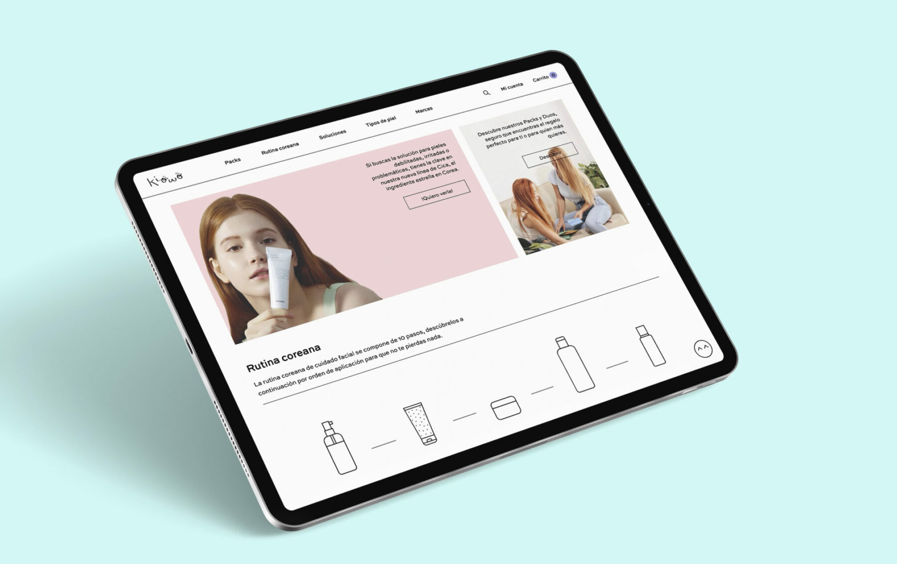 Kiowo, e-commerce español de productos de cosmética coreana